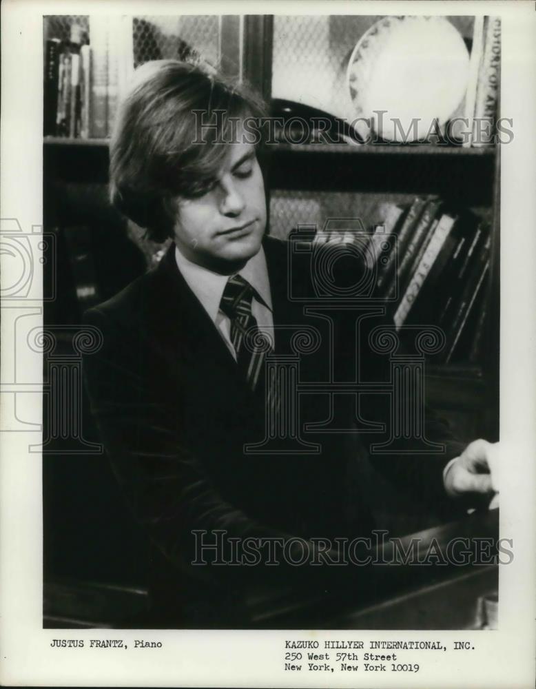 1977 Press Photo Justus Frantz Pianist - cvp12963 - Historic Images