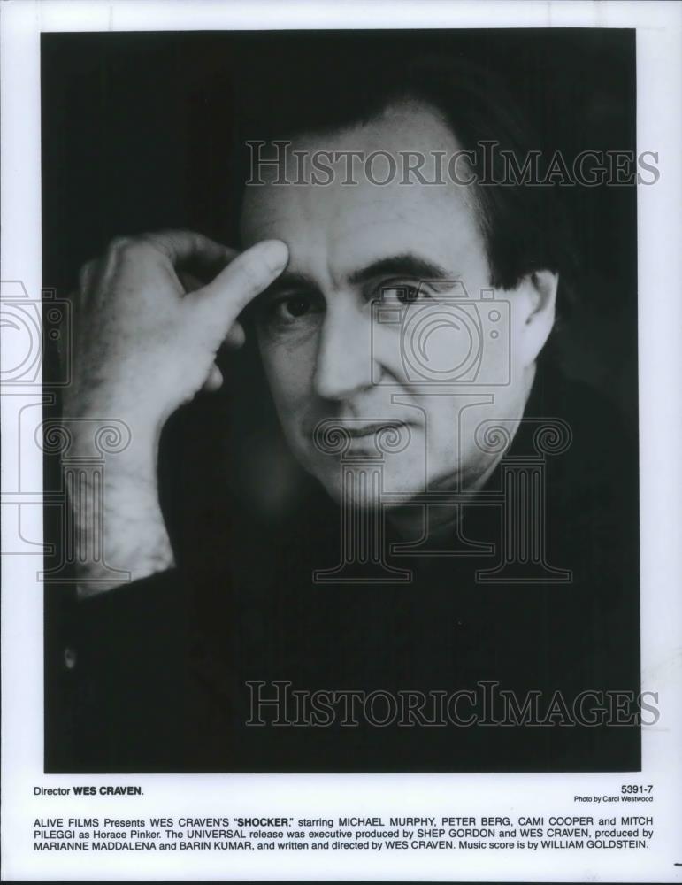 1989 Press Photo Wes Craven Producer of Shocker - cvp04692 - Historic Images