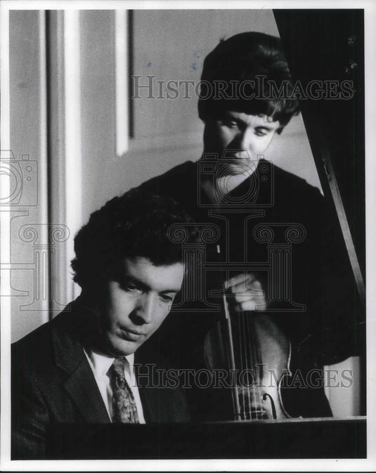 1972 Press Photo Allen Birney Pianist Ann Rylands Birney Violinist - cvp05534 - Historic Images