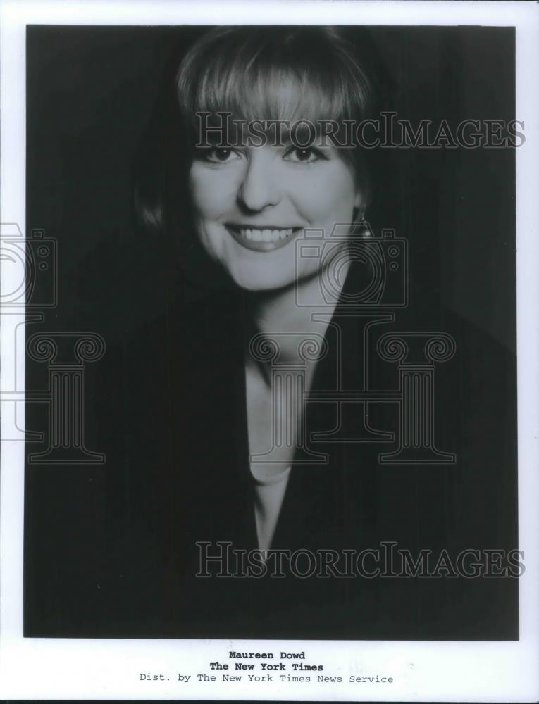 1998 Press Photo Maureen Dowd The New York Times - cvp04560 - Historic ...