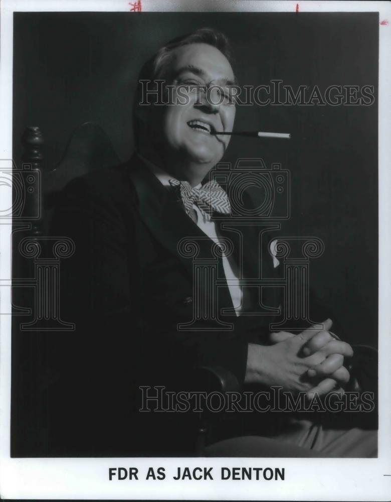 1980 Press Photo Jack Denton Silent Film Actor Director - cvp03124 - Historic Images