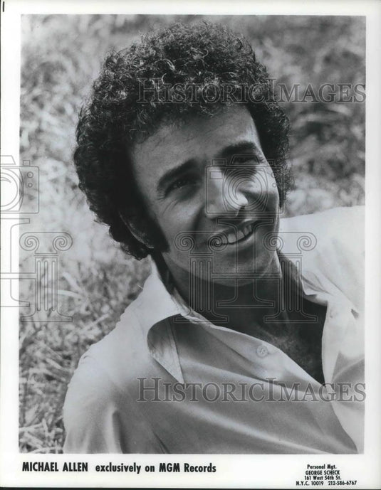1971 Press Photo Michael Allen Singer - cvp08016 - Historic Images