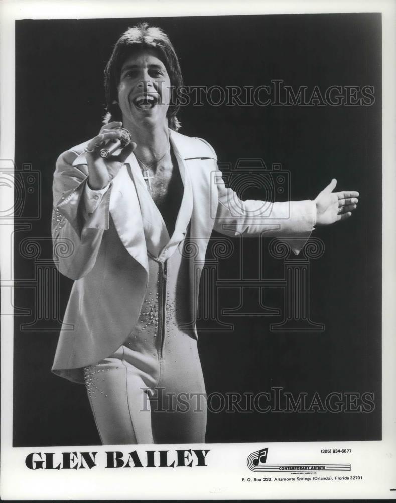 1979 Press Photo Glen Bailey Singer - cvp14391 - Historic Images