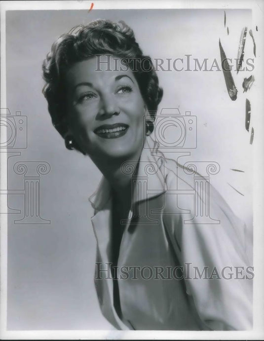 1954 Press Photo Louise Allbritton star of Concerning Miss Marlowe - cvp08045 - Historic Images