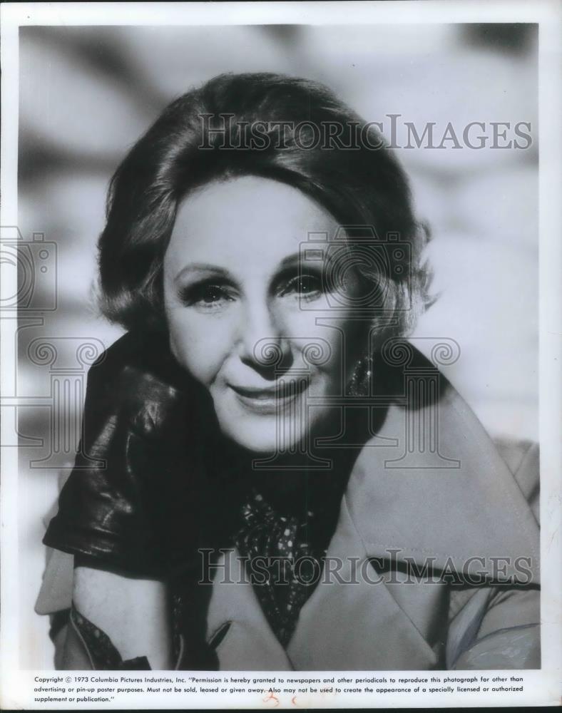 1973 Press Photo Binnie Barnes in 40 Carats - cvp08690 - Historic Images