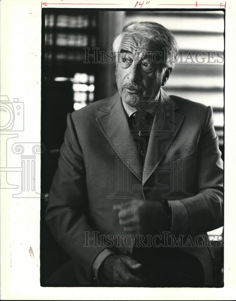 1980 Press Photo Victor Borge Conductor Pianist Comedian Entertainer - cvp00543 - Historic Images