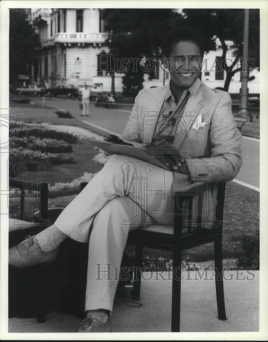 1986 Press Photo Bryant Gumbel host anchor of Today NBC News Program - cvp11052 - Historic Images