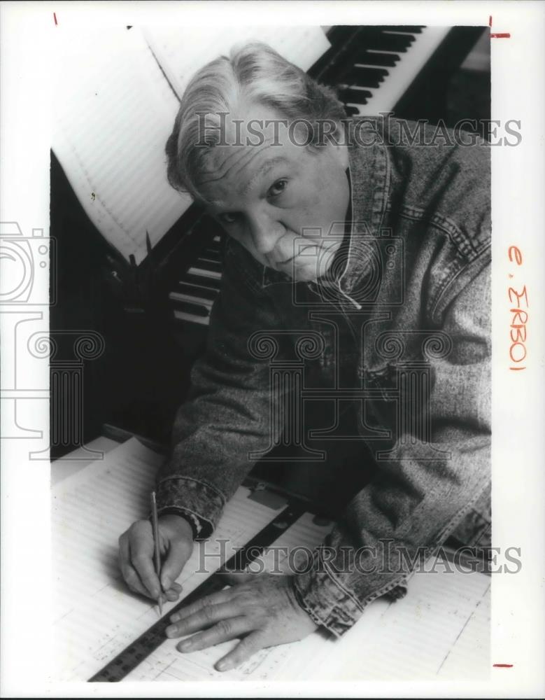 1994 Press Photo Donald Erb American composer best known for large orchestral - Historic Images