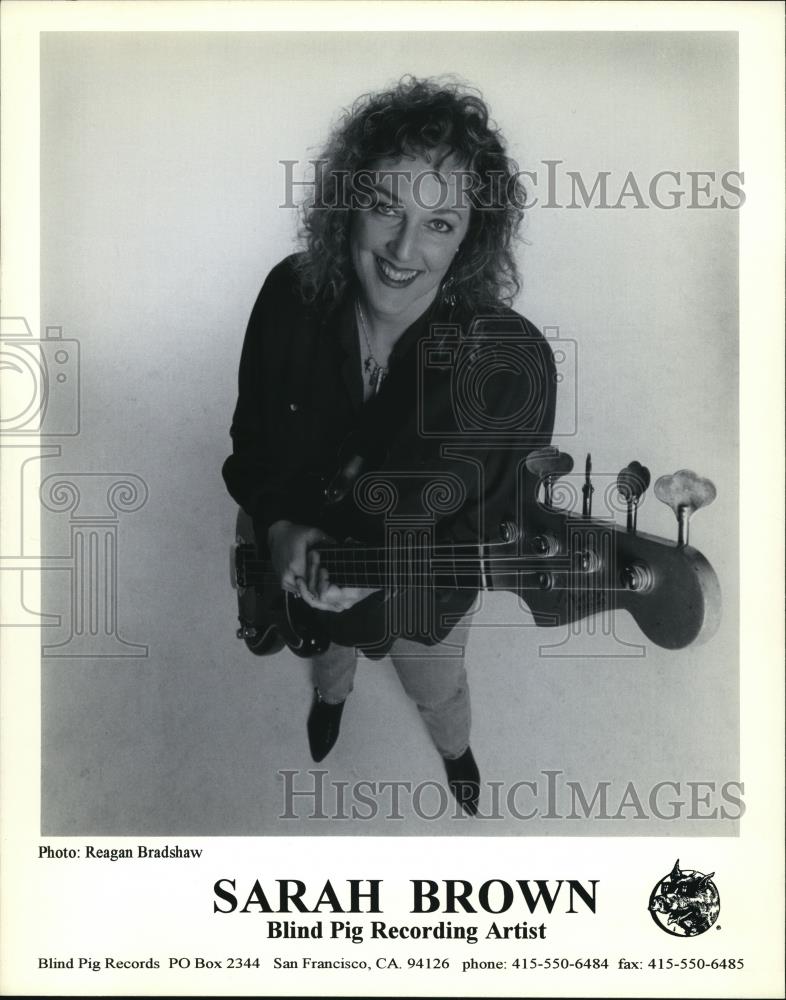 1996 Press Photo Sarah Brown Musician - cvp01199 - Historic Images