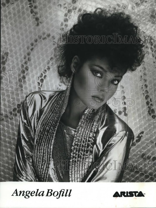 1984 Press Photo Angela Bofill Jazz Singer Songwriter - cvp01256 - Historic Images