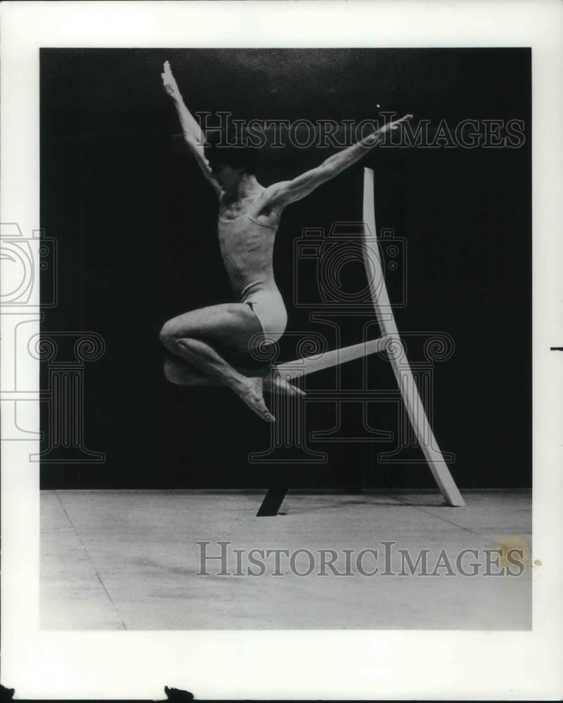 1980 Press Photo Doug Andersen in Agathlon - cvp16085 - Historic Images