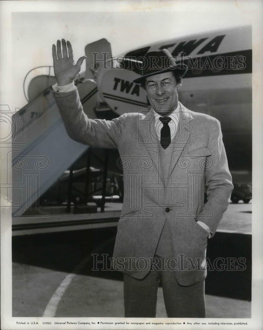 1960 Press Photo Rex Harrison stars in Midnight Lace movie film - cvp16647 - Historic Images