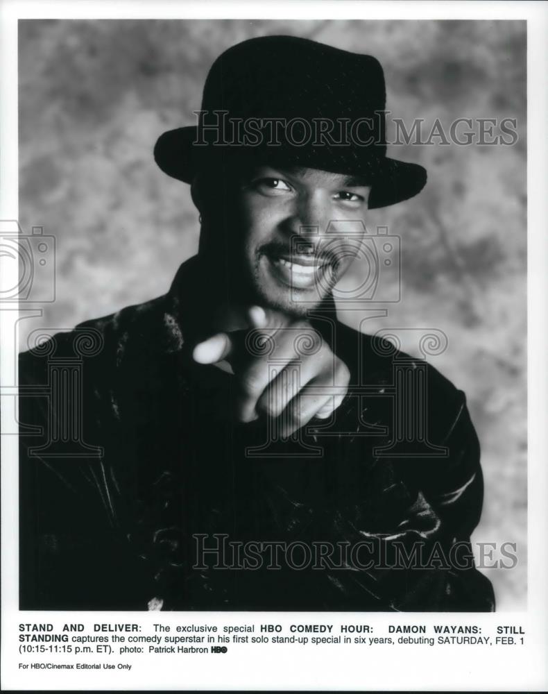 Press Photo Damon Wayans comedian on Still Standing HBO Comedy Hour - cvp19462 - Historic Images