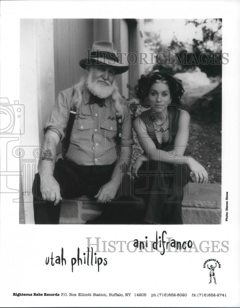 1999 Press Photo Utah Phillips & Ani Difranco - cvp03227 - Historic Images