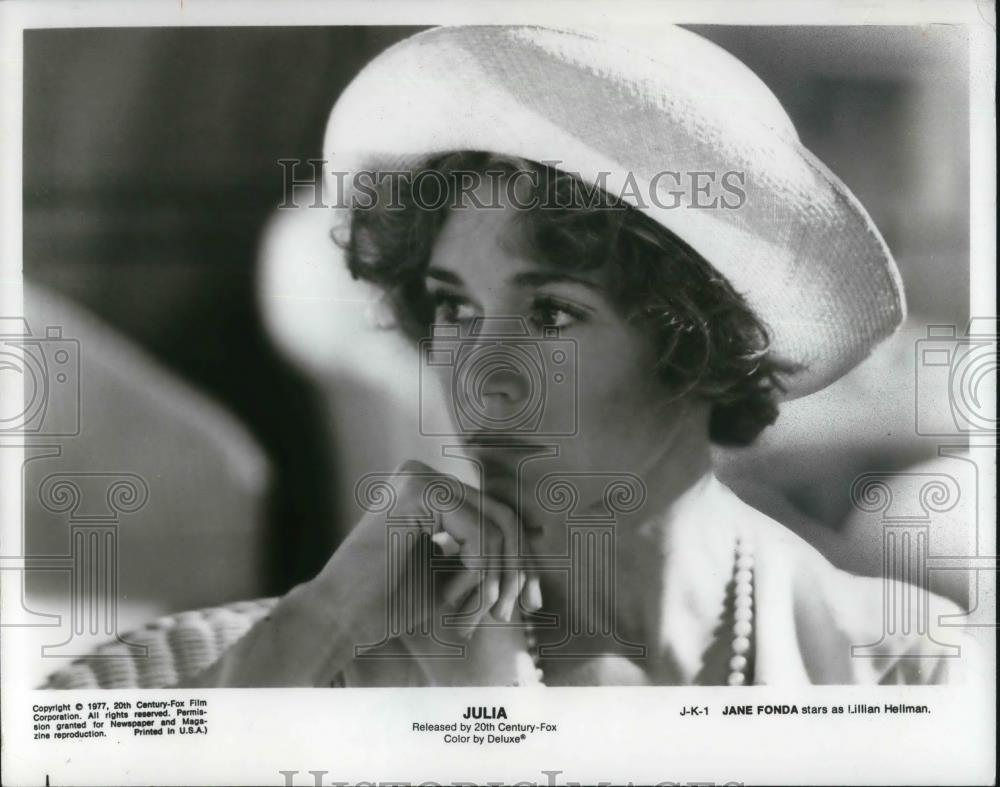 1977 Press Photo Jane Fonda in Julia - cvp15216 - Historic Images