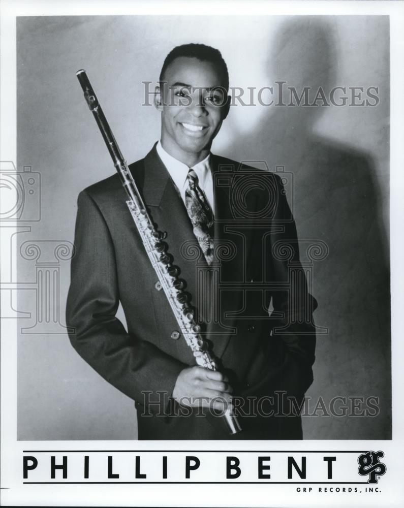1983 Press Photo Phillip Bent Jazz Flautist - cvp01308 - Historic Images
