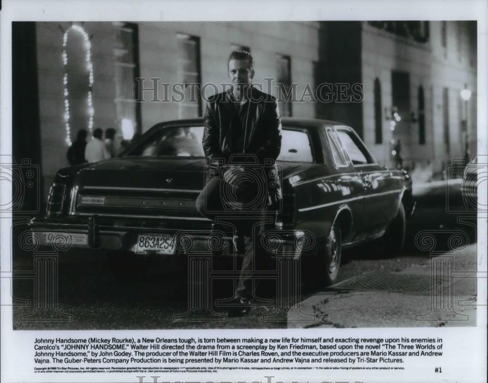 1989 Press Photo Johnny Handsome played by Mickey Rourke - cvp18322 - Historic Images