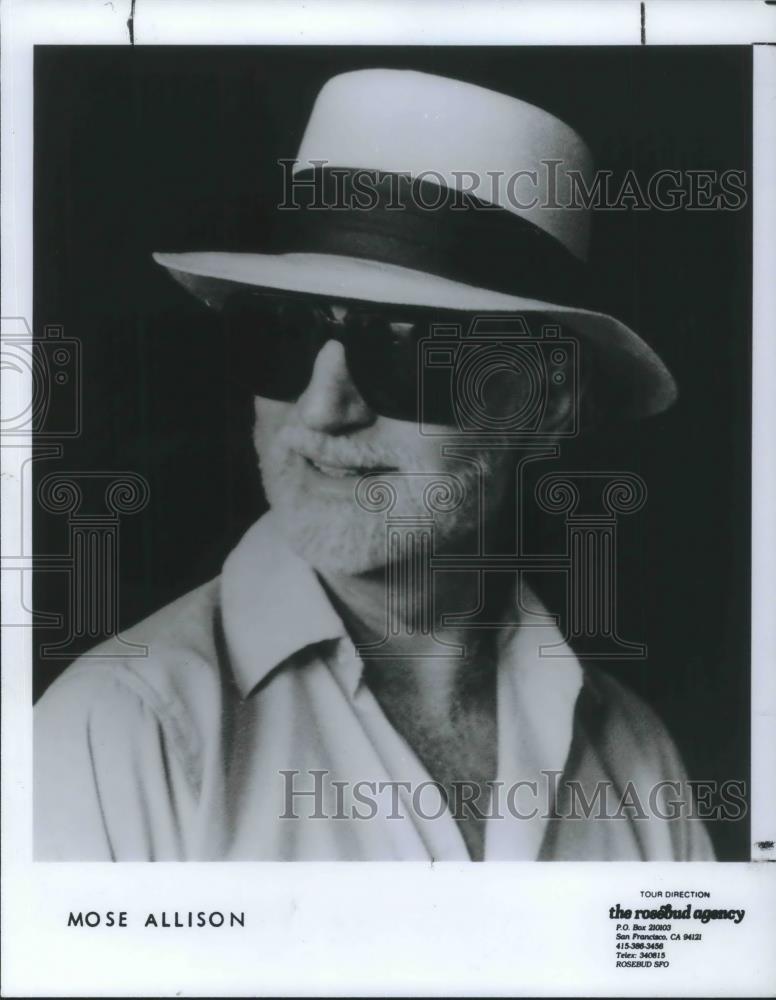 1987 Press Photo Mose Allison Jazz Blues Pianist Singer - 522 - cvp08077 - Historic Images