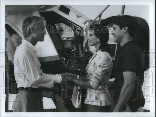 1983 Press Photo Richard Chamberlain & Rachel Ward in The Thorn Birds - Historic Images