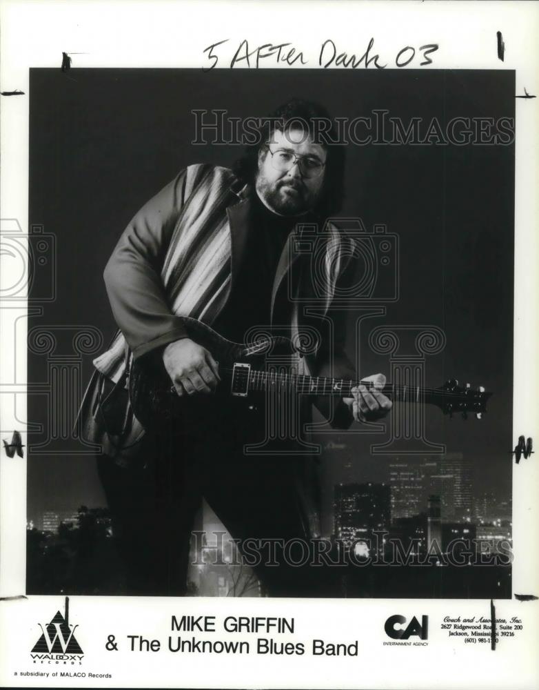 1993 Press Photo Mike Griffin &amp; the Unknown Blues Band - cvp17057 - Historic Images