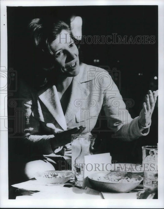 1971 Press Photo Penelope Gilliatt in Sunday Bloody Sunday - cvp13805 - Historic Images