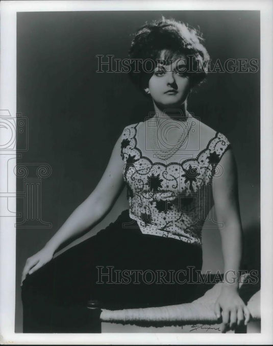 1971 Press Photo Gisella Belgeri Pianist Orchestra Michelangelo di Firenze - Historic Images