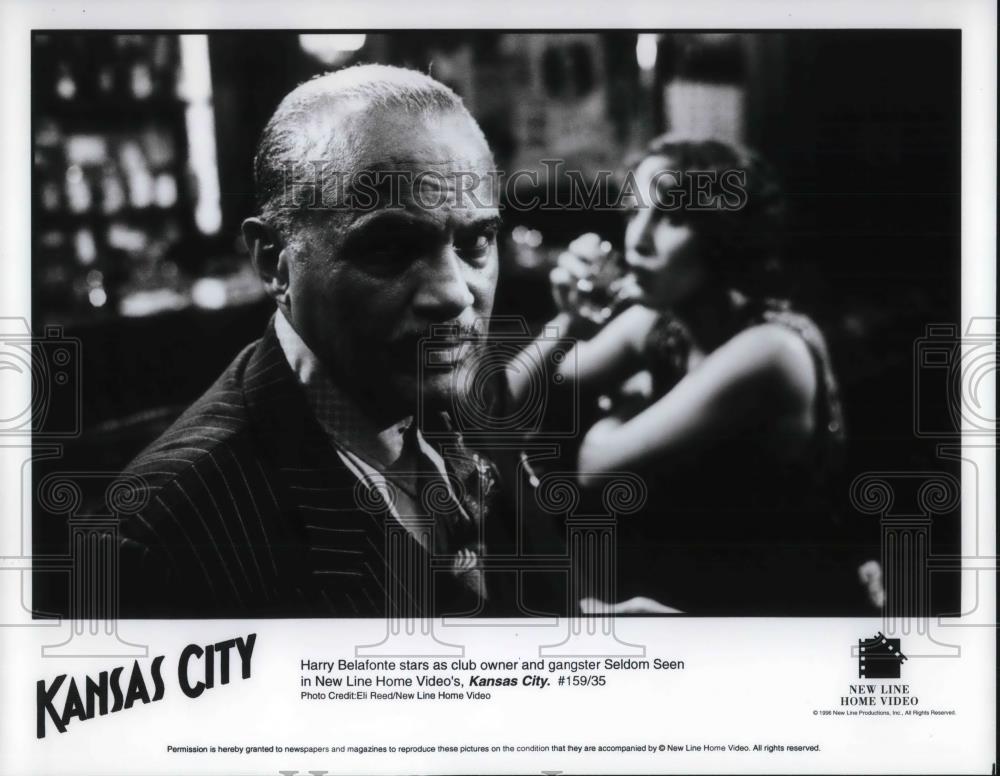 1997 Press Photo Harry Belafonte in Kansas City - cvp19365 - Historic Images