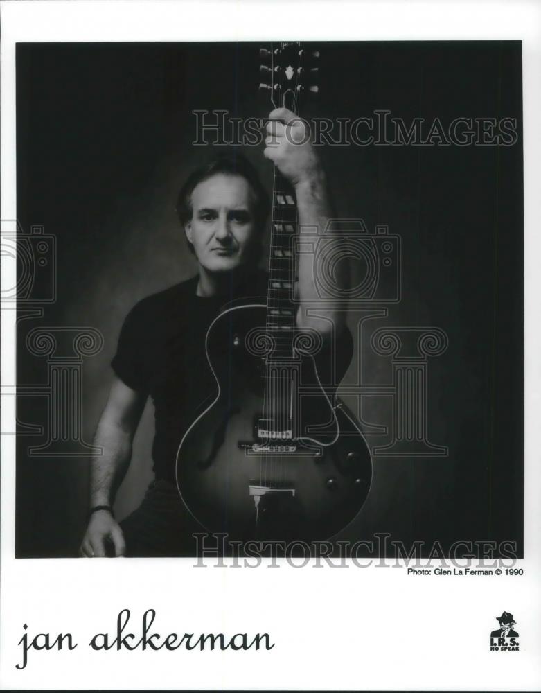 1990 Press Photo Jan Akkerman Rock Blues Jazz Guitarist - cvp14367 - Historic Images