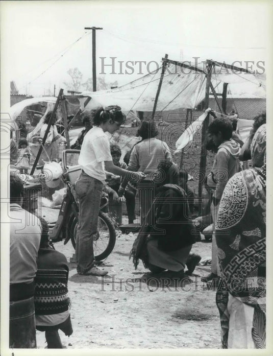 1983 Press Photo Melissa Gilbert stars in Choices of the Heart - cvp08753 - Historic Images