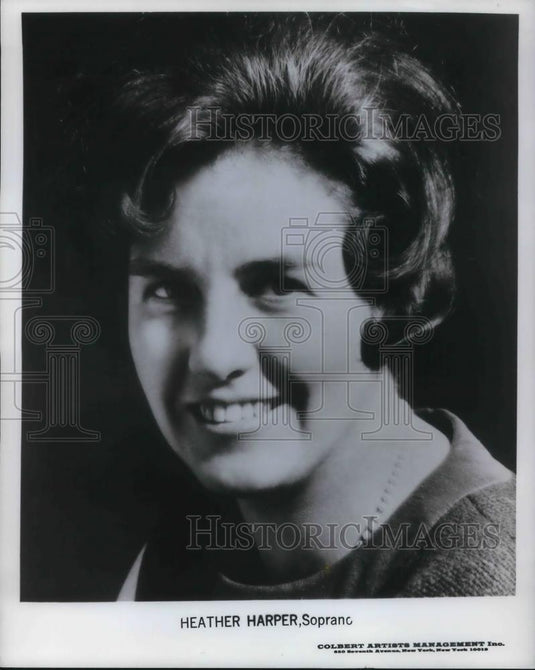 1970 Press Photo Heather Harper Operatic Soprano Opera Singer - cvp16933 - Historic Images