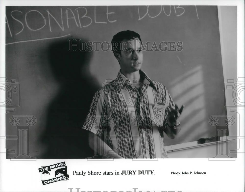 1996 Press Photo Pauly Shore in Jury Duty - cvp19337 - Historic Images