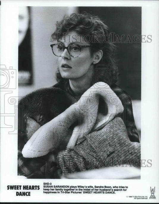 1989 Press Photo Susan Sarandon stars in Sweet Hearts Dance - cvp09670 - Historic Images