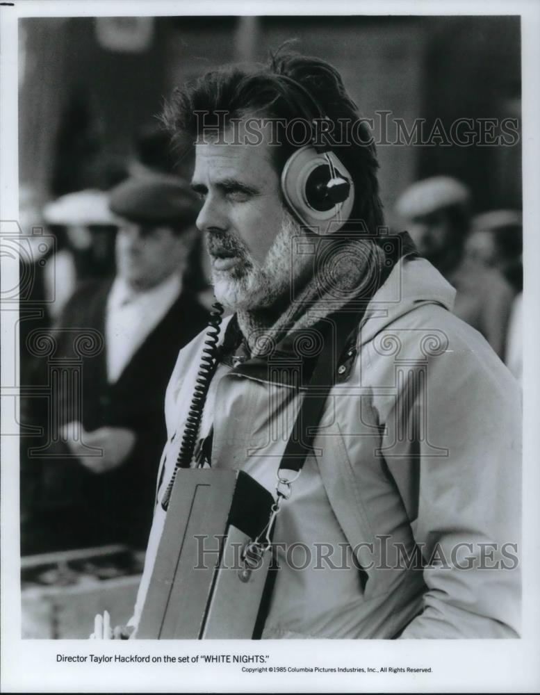 1985 Press Photo Taylor Hackford in White Nights - cvp17680 - Historic Images