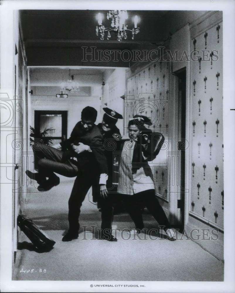 1978 Press Photo Eddie Deezen, Wendie Jo Sperber in I wanna Hold your Hand - Historic Images