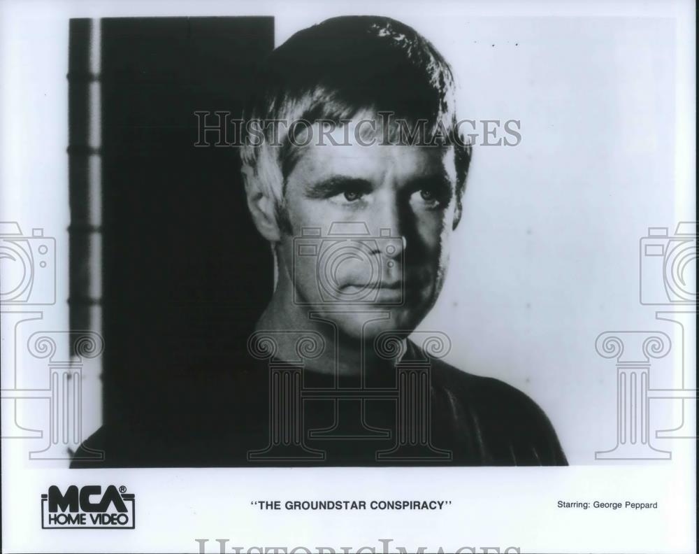 1987 Press Photo George Peppard in The Groundstar Conspiracy - cvp08943 - Historic Images
