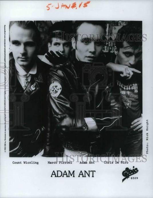 1985 Press Photo Adam Ant - cvp14930 - Historic Images