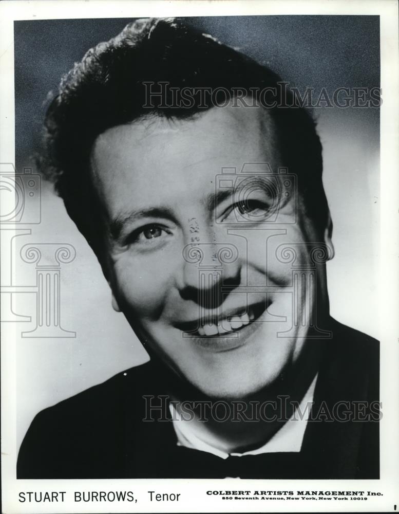 1972 Press Photo Stuart Burrows Tenor Opera Singer - cvp00130 - Historic Images