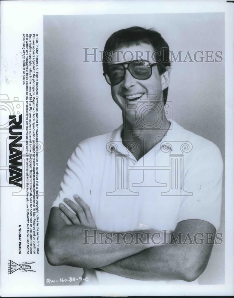 1985 Press Photo Michael Chrichton Writer/Director of Runaway - cvp06987 - Historic Images