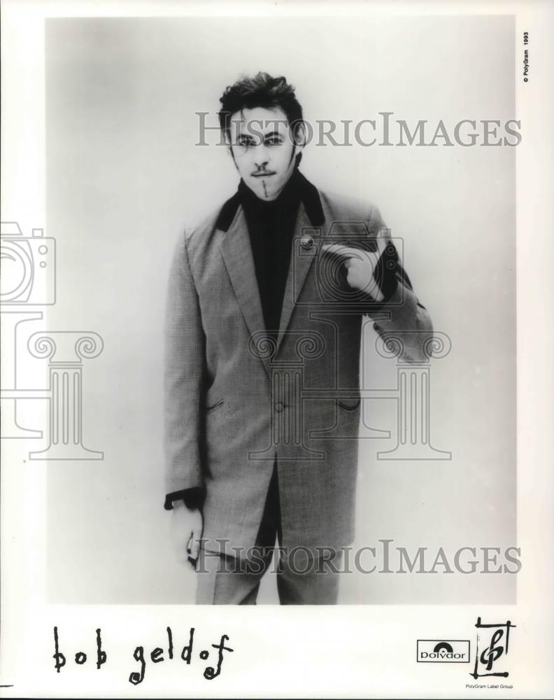 1993 Press Photo Bob Geldof Rock Pop Singer Songwriter - cvp12668 - Historic Images