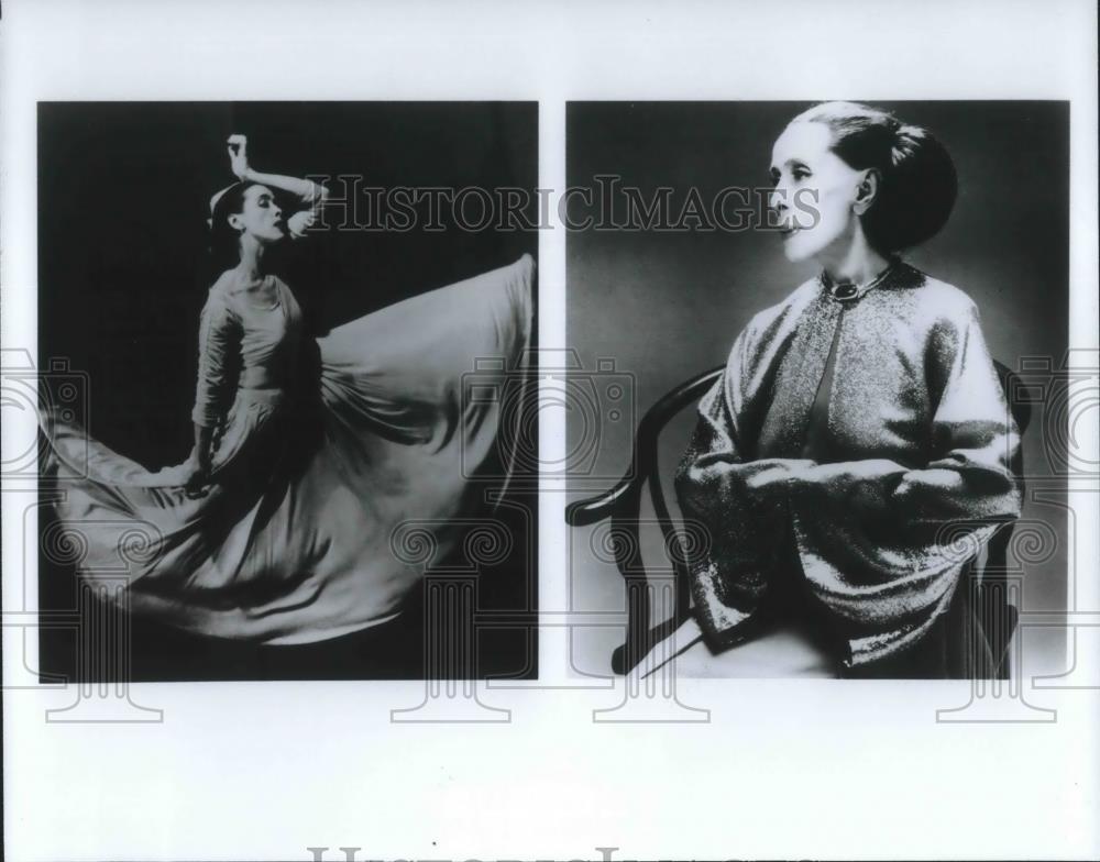 1984 Press Photo Martha Graham on Great Performances Dance in America Special - Historic Images
