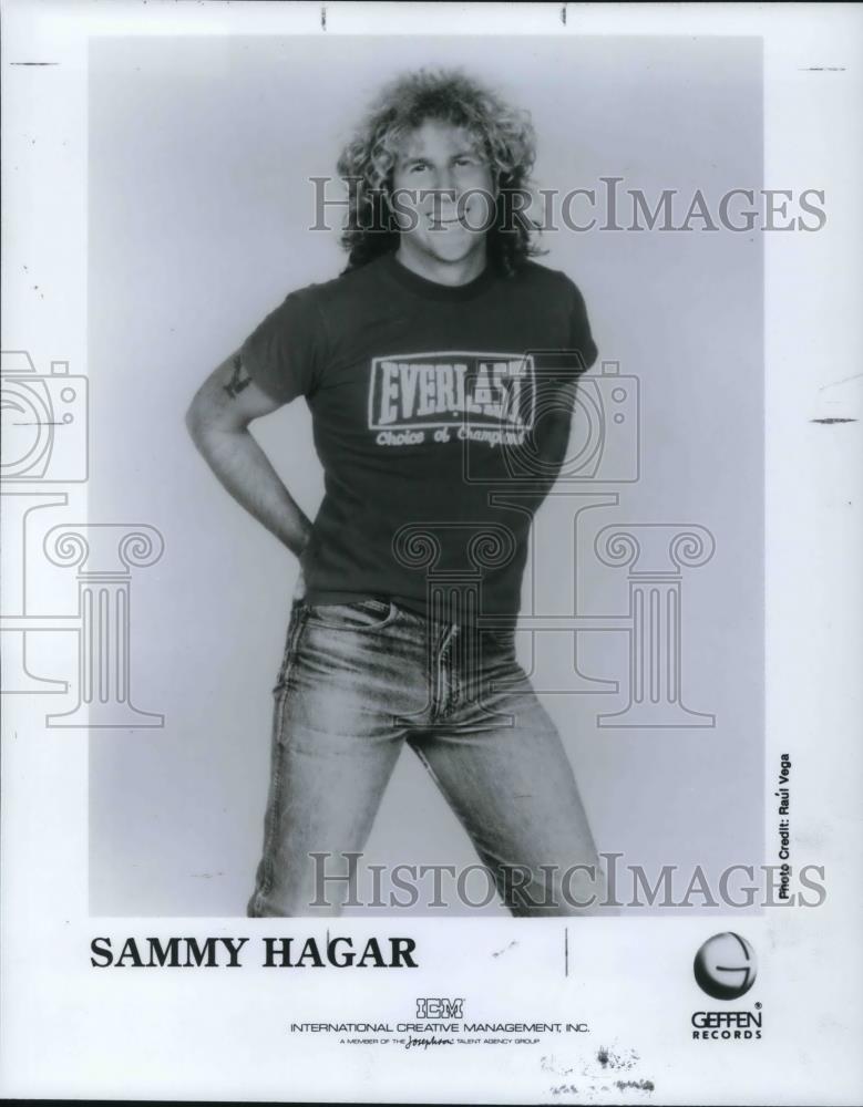 1984 Press Photo Sammy Hagar - cvp17527 - Historic Images
