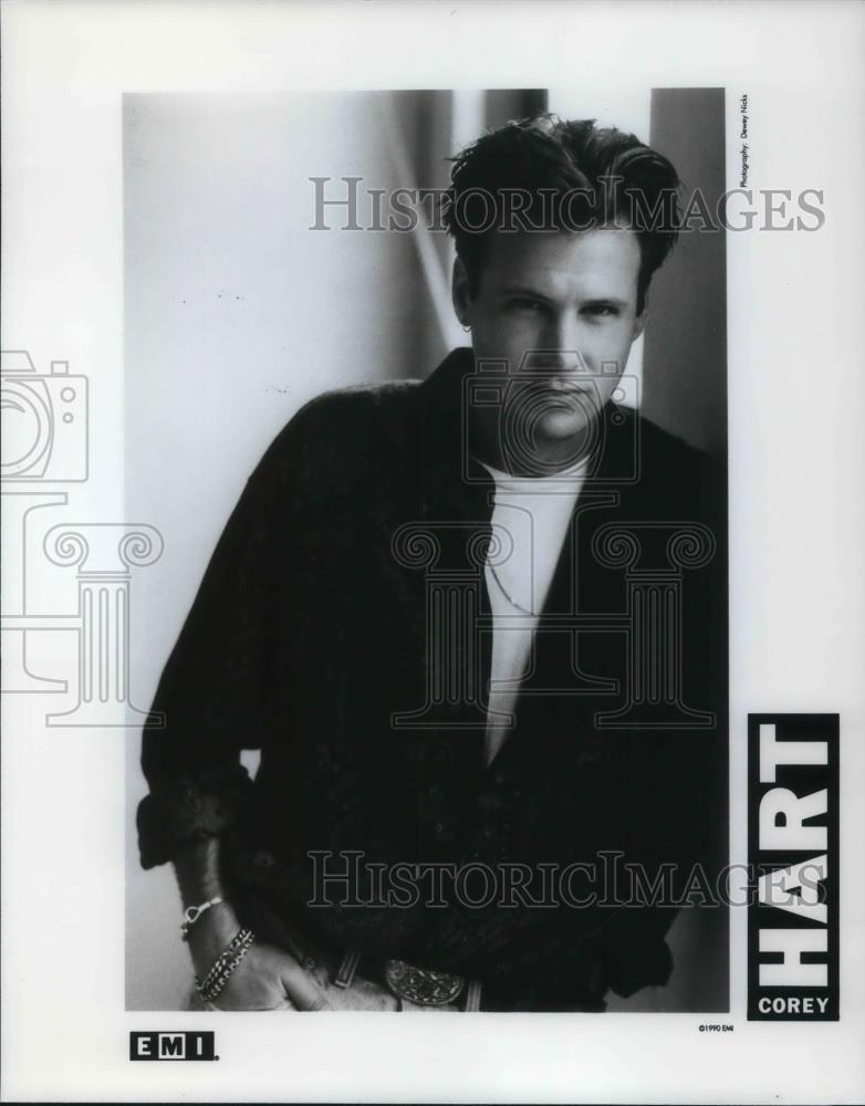 1990 Press Photo Corey Hart Canadian Pop Rock Singer Songwriter Musici ...