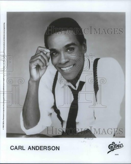 1985 Press Photo Carl Anderson - cvp08444 - Historic Images