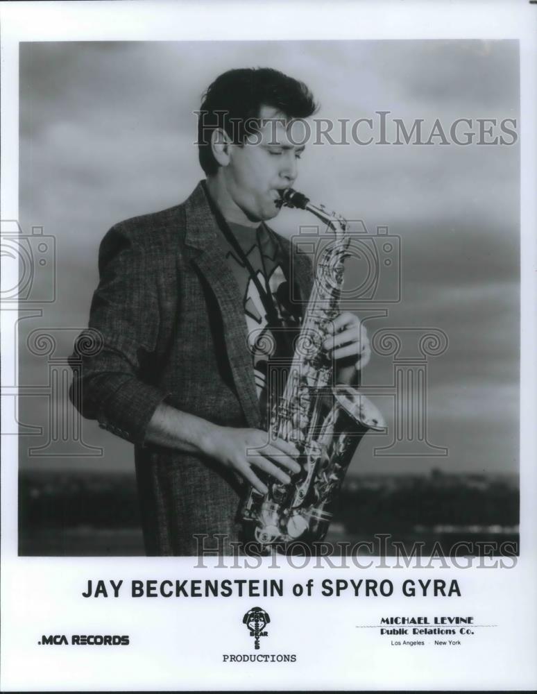 1988 Press Photo Jay Beckenstein Of Spyro Gyra MCA Roecords - cvp05230 - Historic Images