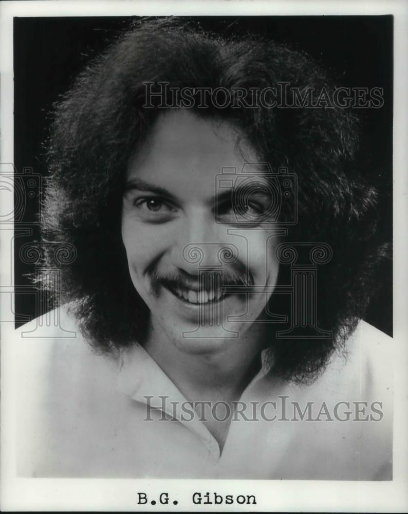 1973 Press Photo B.G. Gibson Singer Arranger Composer - cvp11880 - Historic Images