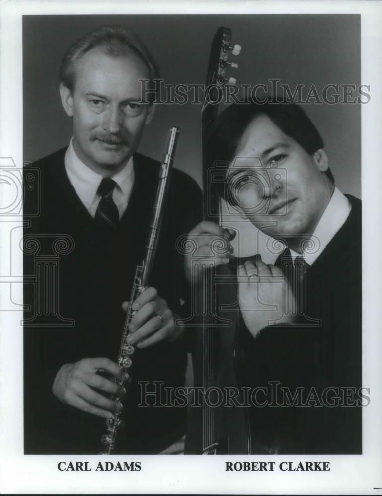 1985 Press Photo Carl Adams &amp; Robert Clarke - cvp07990 - Historic Images