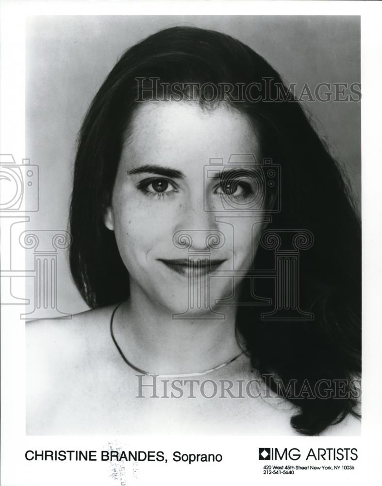 1998 Press Photo Christine Brandes Operatic Soprano Singer - cvp00278 - Historic Images