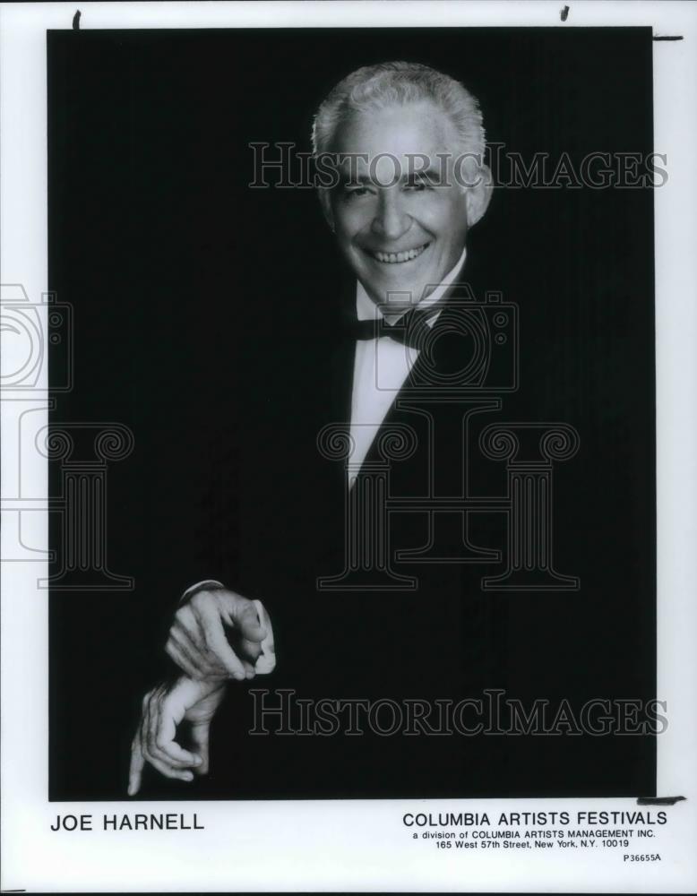 1991 Press Photo Joe Harnell easy listening composer and arranger - cvp17159 - Historic Images