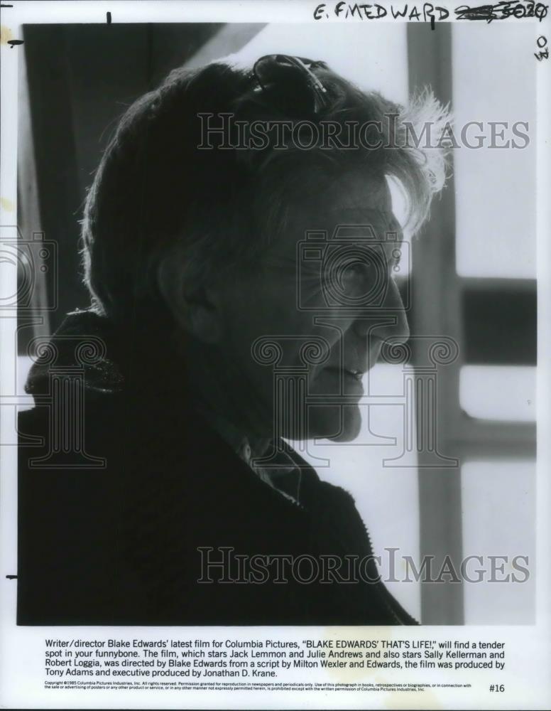 1987 Press Photo Blake Edwards Writer Director of Blake Edwards&#39; That&#39;s Life - Historic Images