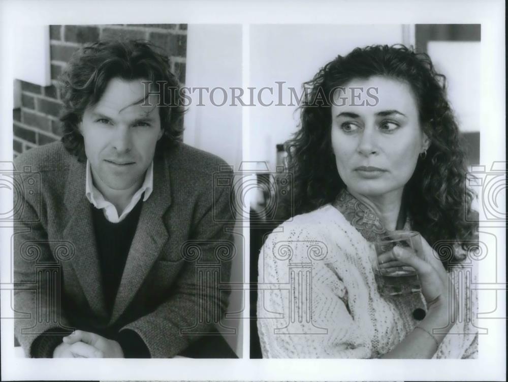 1990 Press Photo Joseph Bottoms and Mimi Kuzyk in Maggie&#39;s Secret - cvp09172 - Historic Images